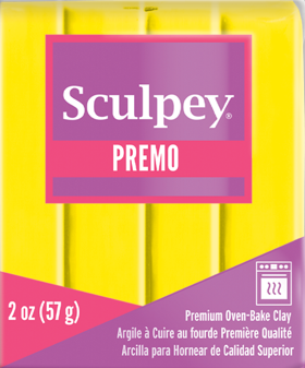 Sculpey Premo - Zinc Yellow Hue, 2 oz. - Polymer Clay Superstore