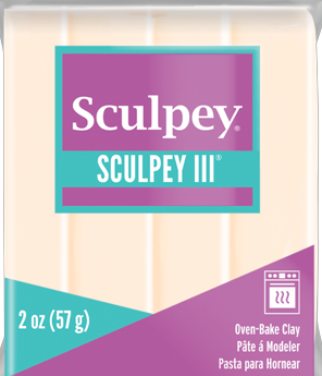 Sculpey Sculpey III Oven-Bake Polymer Clay 2oz Tan 301
