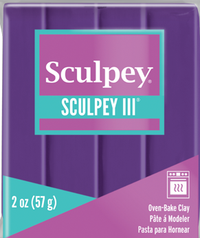 Premo Sculpey Polymer Clay Purple Pearl - 2 oz.
