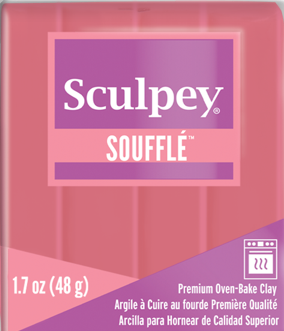 Sculpey Souffle Polymer Clay - Guava 2 oz block – Cool Tools
