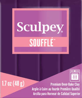 Sculpey Souffle oven-bake polymer clay, yellow ochre, Nr.6521, 48 gr